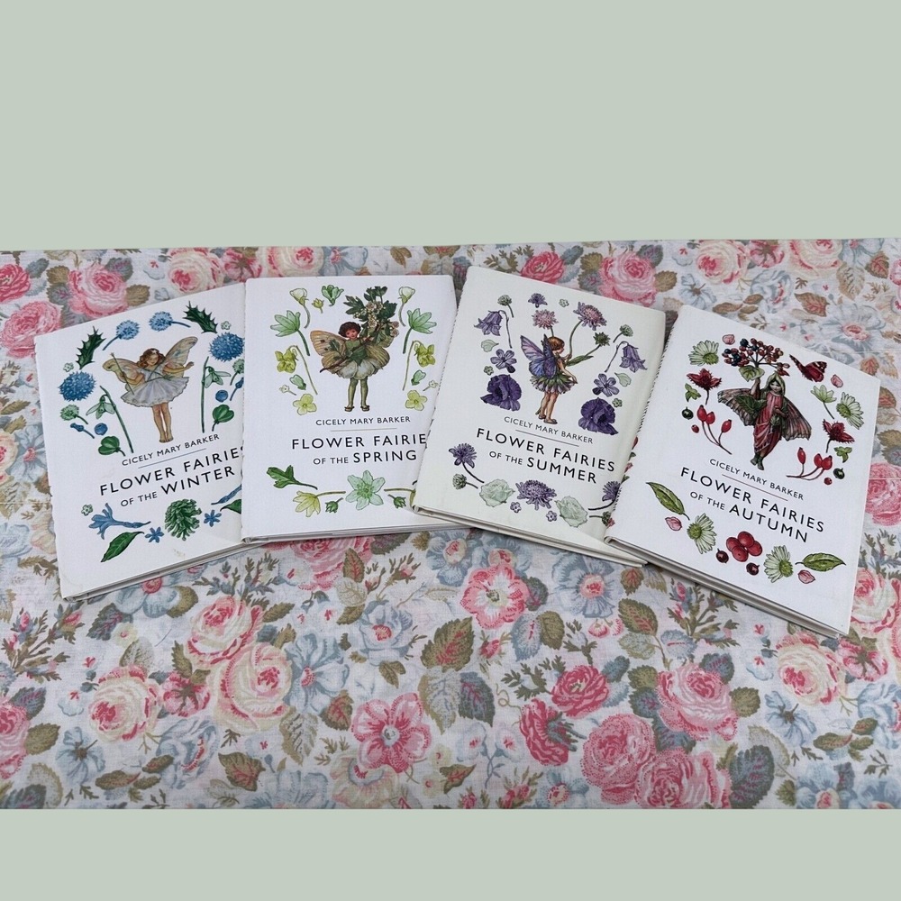 Cicely Mary Barker Flower Fairies Seasonal Book Set Spring Summer Autumn Winter